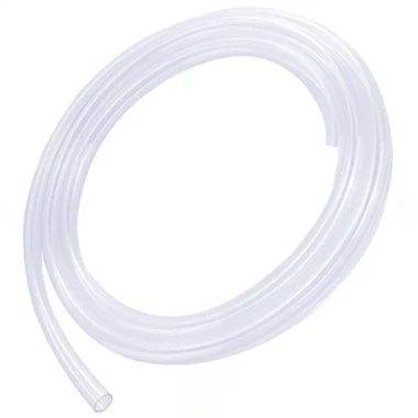 Tubulação de silicone transparente