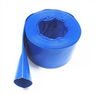 Mangueira de descarga plana de pvc de 8 polegadas
