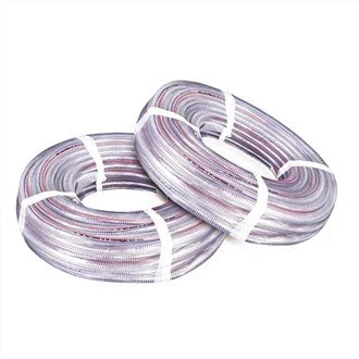 Mangueira reforçada com fibra de PVC de polipropileno