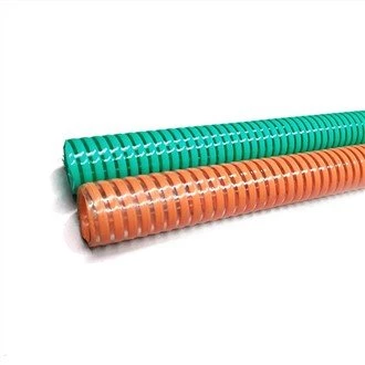 Mangueira de sucção reforçada com fibra de PVC