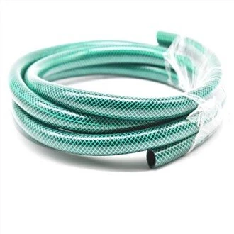 Tubo de mangueira trançada verde de PVC
