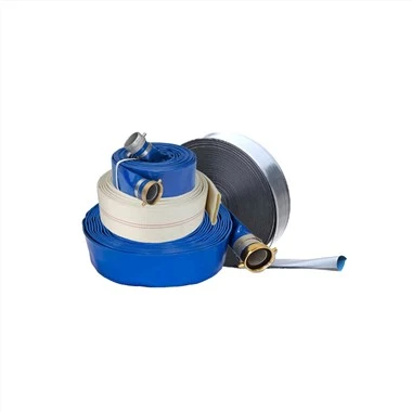 Mangueira plana de borracha pvc e CAMLOCK